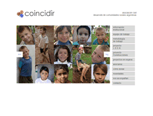 Tablet Screenshot of coincidir.org.ar
